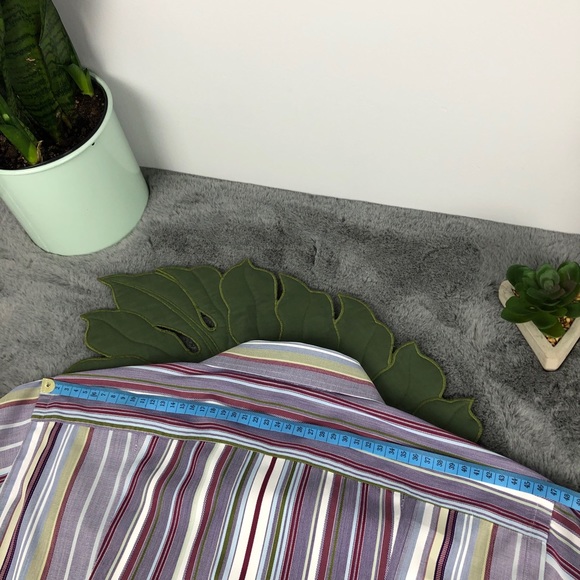 Etro Milano Multi-Color Strip Dress Shirt - Picture 13 of 16